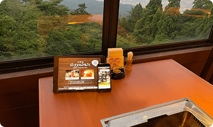 IGREKセルフオーダーを設置した際の店内イメージ